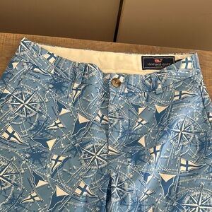 Vineyard Vines Light Blue Nautical Print Shorts